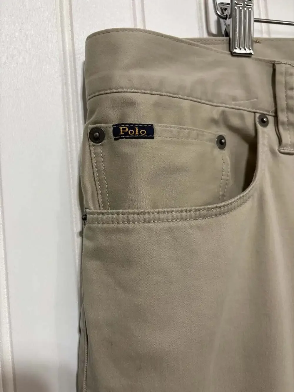 Polo Ralph Lauren Slim Straight Fit 5-Pocket Pants Khaki 34/32